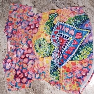 Leoma Lovegrove M Sea Turtle Coverup Dress